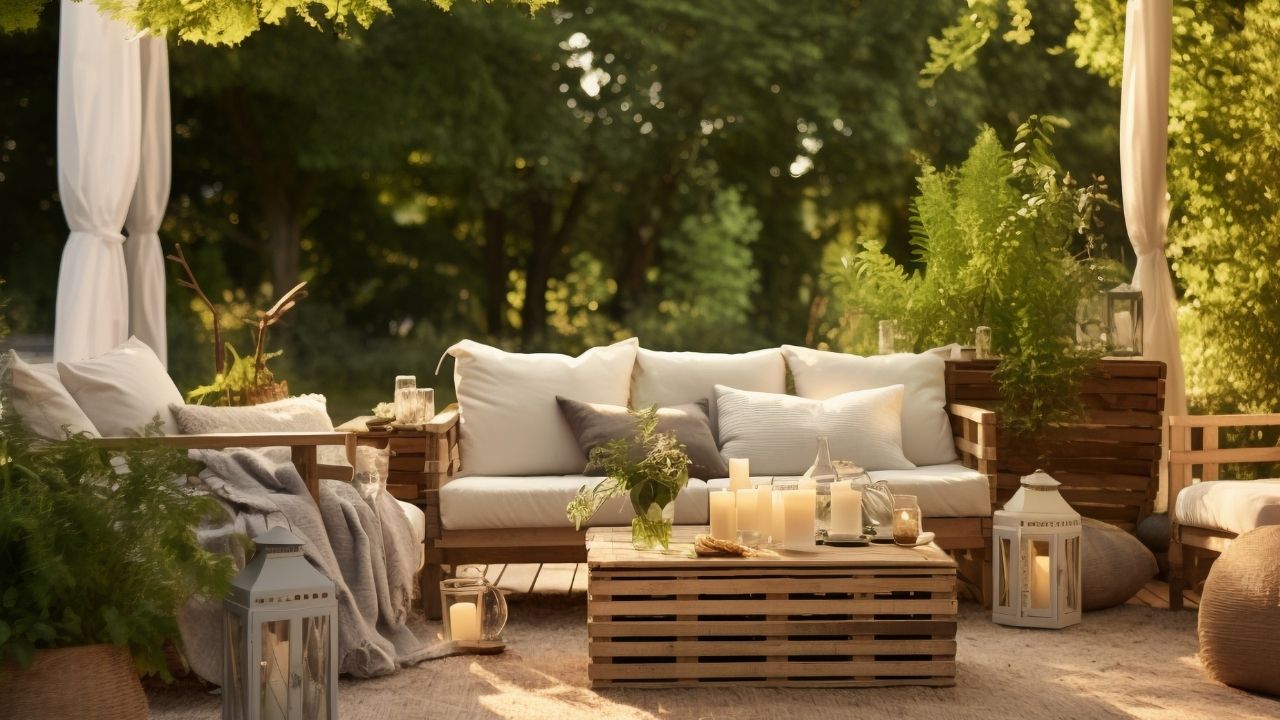 Açık Alanda Dekorasyon Ürünleri