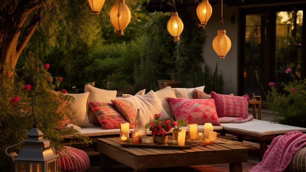 Açık Alanda Dekorasyon Ürünleri