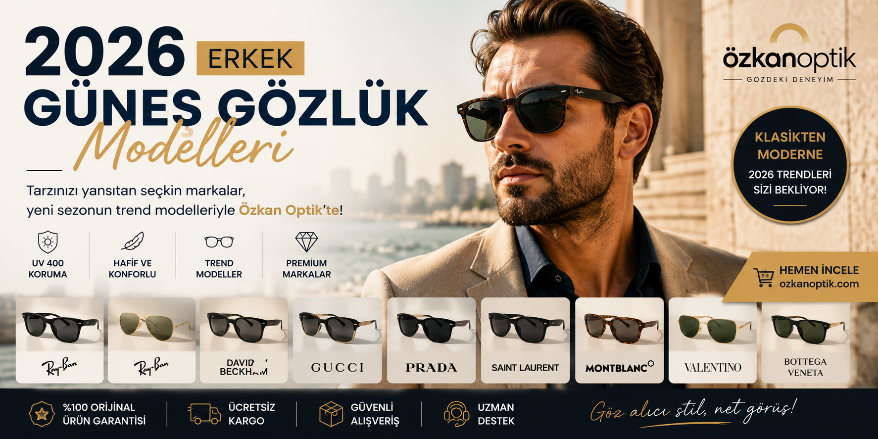Polarize Erkek Güneş Gözlük Modelleri 2026